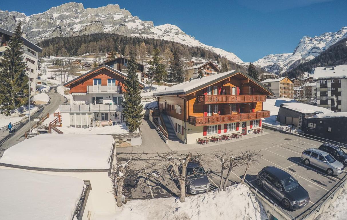 Touristenheim Bergfreude Leukerbad Eksteriør billede