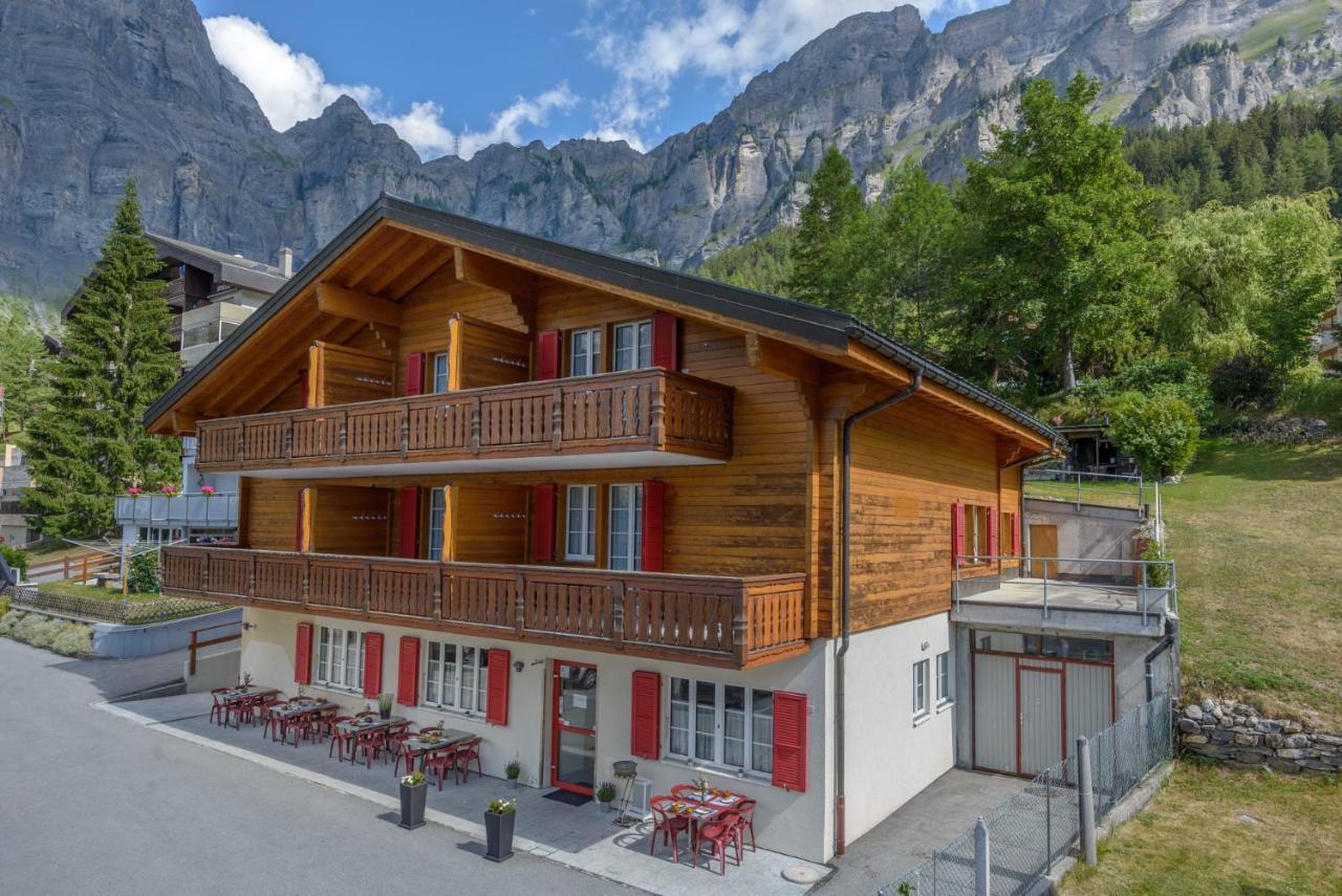 Touristenheim Bergfreude Leukerbad Eksteriør billede